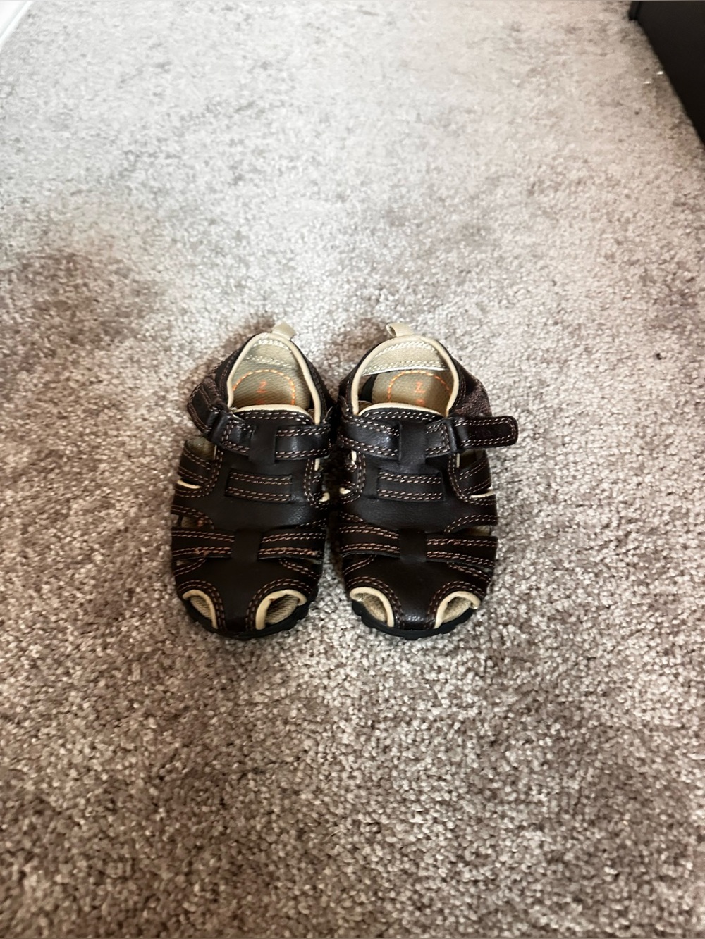 Carter's Brown Sandals Size 7 0589